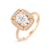 Bague art deco diamant joaillerie Manal Paris