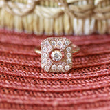 Bague palmeraie diamants joaillerie Manal Paris