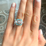 Bague Grand Café de Paris paraiba diamant Manal Paris 