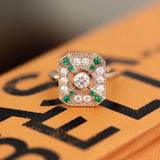 Bague palmeraie emeraudes joaillerie Manal Paris