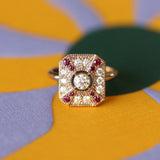 Bague palmeraie rubis joaillerie Manal Paris