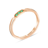 Bague Alliance émeraudes MANAL Paris Anjar S