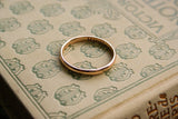 Alliance femme demi jonc en or rose 18 carats MANAL-PARIS