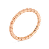 Alliance bague torsadée or rose 18 carats MANAL PARIS