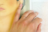 Alliance Steleta or rose 18 cts et diamants MANAL PARIS