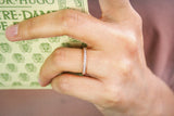 alliance femme diamants estela or jaune 18 carats joaillerie éco-responsable manal paris