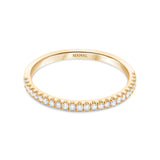 alliance steleta en or jaune 18 carats et diamants joaillerie écologique manal paris
