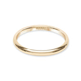 alliance femme fil rond en or jaune 18 carats joaillerie écologique manal paris