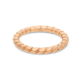 Alliance homme torsadée en or rose 18 carats joaillerie éthique et écologique Manal Paris