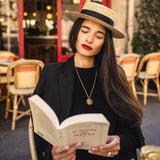 Amulette en vermeil d'or 18 carats joaillerie Manal Paris