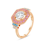 Bague art deco diamant joaillerie parisienne Manal Paris