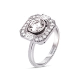 bague art deco or blanc diamants Café de Paris joaillerie Manal Paris