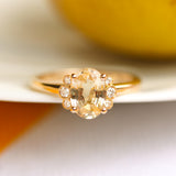 bague saphir jaune joaillerie Manal Paris