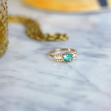 Bague art déco émeraude Manal Paris