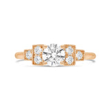 Bague de fiançailles vintage joaillerie Manal Paris