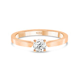 Bague de fiançailles diamant pas chère joaillerie Manal Paris