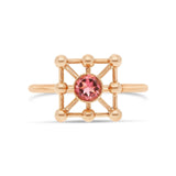Bague vintage saphir rose joaillerie Manal Paris