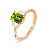bague roma mela verde peridot et diamants joaillerie MANAL PARIS