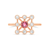 Bague tourmaline rose joaillerie Manal Paris