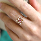 Bague Rose de Damas joaillerie Manal Paris