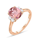 Bague tourmaline rose joaillerie Manal Paris