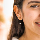 Boucles d'oreilles art déco diamant joaillerie Manal Paris