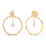 Boucles d'oreilles or et diamants joaillerie Manal Paris