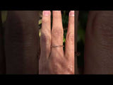 Alliance bague torsadée or rose 18 carats MANAL PARIS