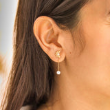 Boucles d'oreilles tourmalines pendantes joaillerie Manal Paris