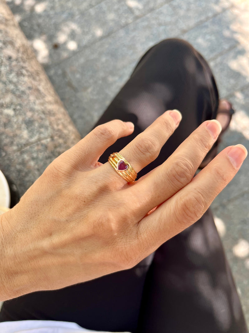 BAGUE LIONESS'S HEART