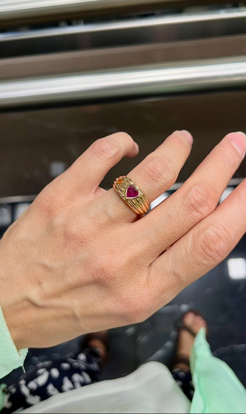 BAGUE LIONESS'S HEART