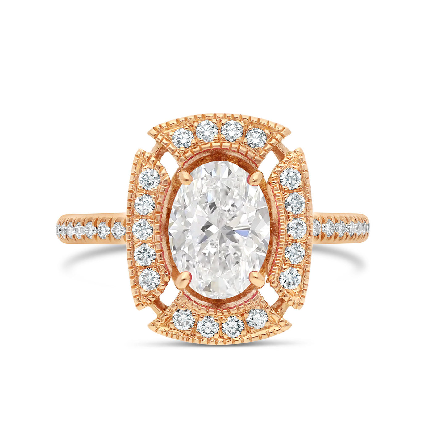 Bague Argent Saphir Rose - Taille 53, Avec écrin, Neuf Avec étiquettes