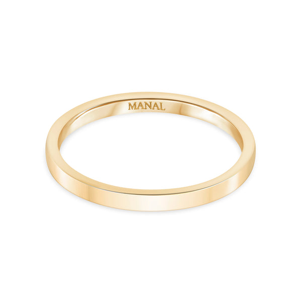 Alliance Femme Plate Or Jaune 18 Carats