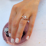 Bague de fiançailles diamant joaillerie Manal Paris