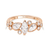 Bague de Fiançailles diamants joaillerie Manal Paris 