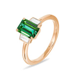 bague roma verde tourmaline verte et diamants joaillerie MANAL PARIS