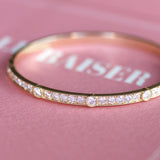 Bracelet jonc diamants joaillerie Manal Paris